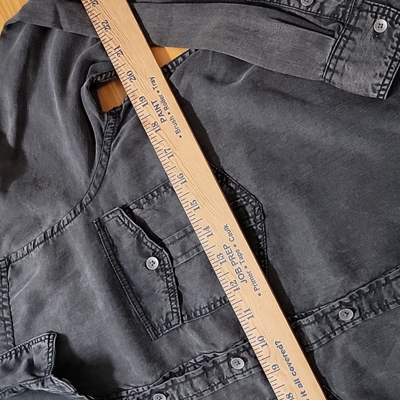 American Eagle Outfitters Black Button Down Shirt - Picture 4 of 9